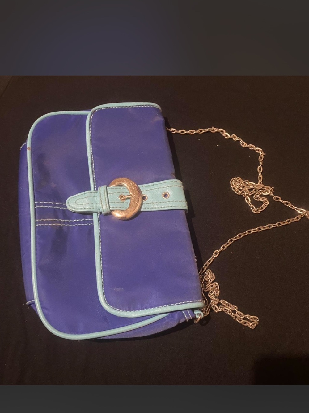 Blue Crossbody Purse
